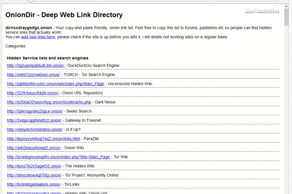 Ссылки сайтов даркнета