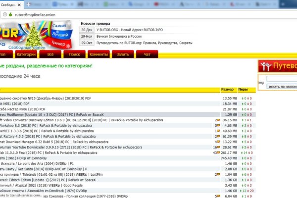 Список сайтов даркнета
